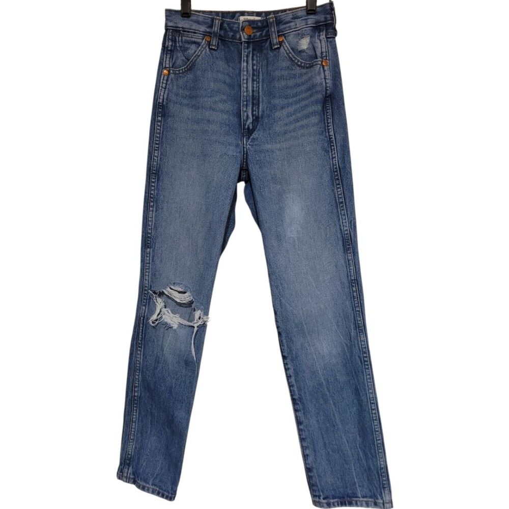 Wrangler Heritage Slim Walker Jeans 667 Womens 25x27 Denim 100% Cotton